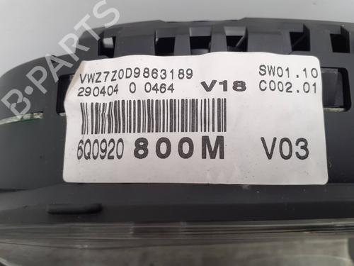Instrument cluster VW POLO (9N_, 9A_) 1.4 TDI | BP7574892C47 