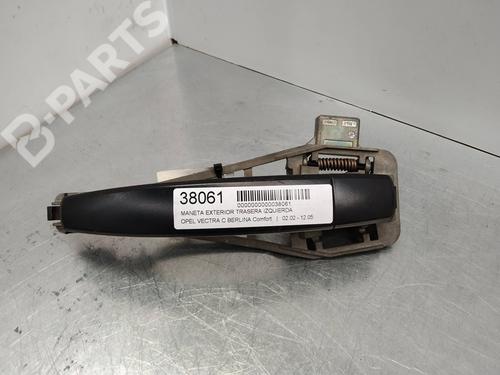 Used Rear left exterior door handle Rear left exterior door handle OPEL VECTRA C (Z02) [2002-2009] 2248167 2248167