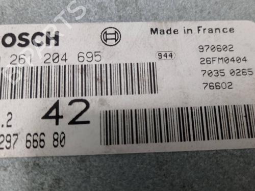 Engine control unit (ECU) PEUGEOT 406 (8B) 2.0 16V | BP8254507M57 