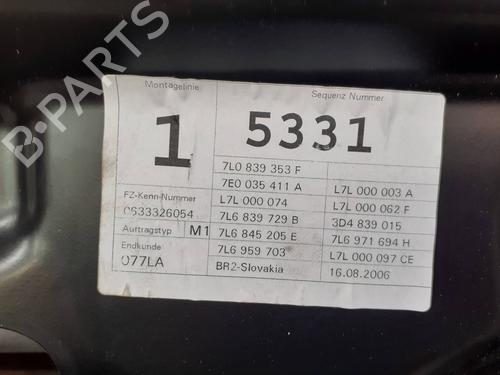 Rear left window mechanism VW TOUAREG (7LA, 7L6, 7L7) 3.0 V6 TDI | BP7278633C24 