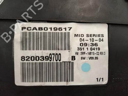 Instrument cluster RENAULT MEGANE II (BM0/1_, CM0/1_) 1.5 dCi (BM02, BM13, BM2A, CM02, CM13) | BP2259135C47 