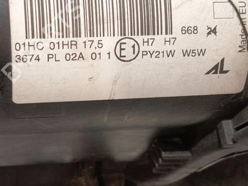 Left headlight RENAULT MEGANE III Hatchback (BZ0/1_, B3_) 1.5 dCi (BZ09, BZ0D, BZ1W, BZ29, BZ14) | BP36807528C28 - Image 5