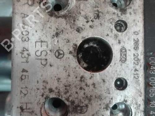 ABS pump MERCEDES-BENZ A-CLASS (W168) A 170 CDI (168.008) | BP3185881M43 