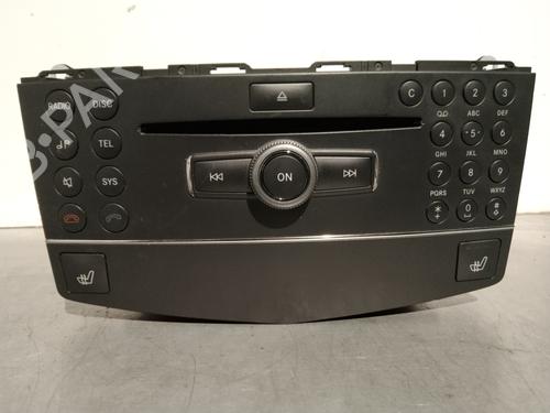 Used Radio MERCEDES-BENZ C-CLASS (W204) C 220 CDI (204.008) (170 hp) 21100404