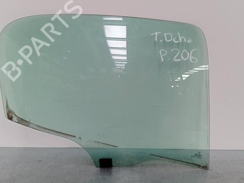 Used Rear right door window PEUGEOT 206 Hatchback (2A/C) 1.9 D (69 hp) 18091768