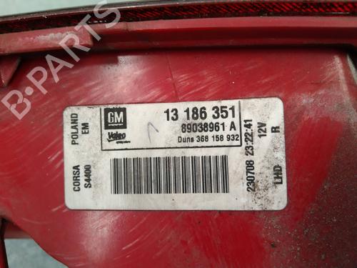 Right taillight OPEL CORSA D (S07) 1.3 CDTI (L08, L68) | BP2258619C35 