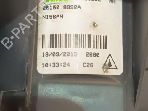Right front fog light NISSAN QASHQAI / QASHQAI +2 I (J10, NJ10, JJ10E)  | BP28143070C31 