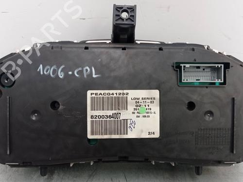 Instrument cluster RENAULT MEGANE I Classic (LA0/1_) 1.9 D (LA0A, LA0U, LA0R) | BP26276176C47 