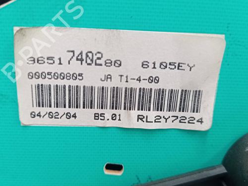 Instrument cluster PEUGEOT 206 Hatchback (2A/C) 1.4 HDi eco 70 | BP13734042C47 