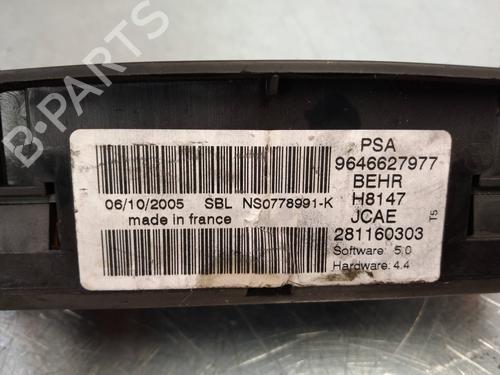 Climate control PEUGEOT 307 (3A/C) 1.6 16V | BP2256465I5 
