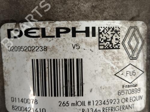 AC compressor RENAULT LAGUNA II (BG0/1_) 1.9 dCi (BG08, BG0G) | BP20237826M34 