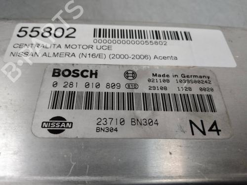 Engine control unit (ECU) NISSAN ALMERA II (N16) 2.2 Di | BP2254376M57 