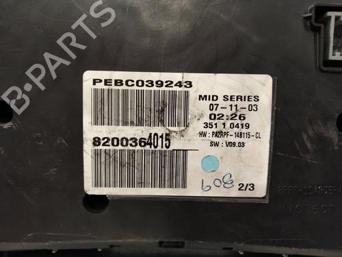 Instrument cluster RENAULT MEGANE II (BM0/1_, CM0/1_) 1.9 dCi (BM0G, CM0G) | BP2247873C47 