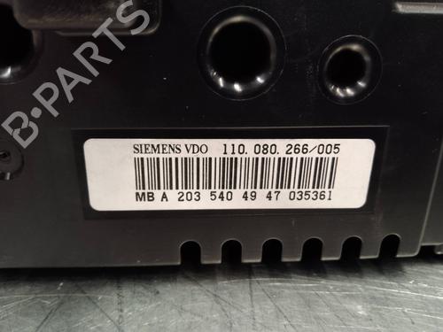 Instrument cluster MERCEDES-BENZ C-CLASS (W203) C 220 CDI (203.008) | BP4881773C47 