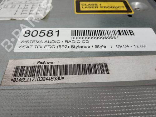 Radio SEAT TOLEDO III (5P2)  | BP2256937E6 