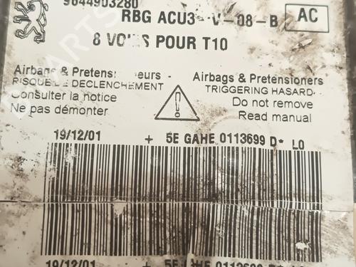 ECU airbags PEUGEOT 206 Hatchback (2A/C) 1.4 LPG | BP27698695M53 