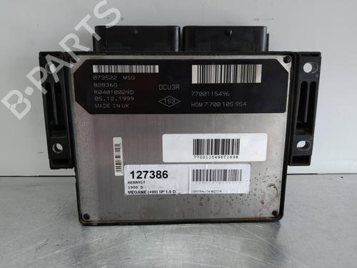 Used Engine control unit (ECU) RENAULT MEGANE I (BA0/1_) 1.9 dTi (BA1U) (80 hp) 2256992