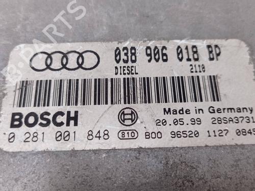 Engine control unit (ECU) AUDI A3 (8L1) 1.9 TDI | BP9448797M57 