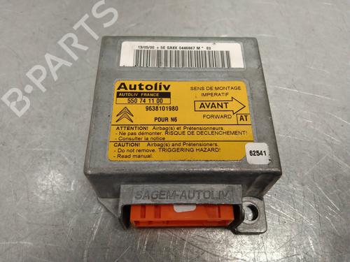 Kollisjonspute styreenhet PEUGEOT 306 (7B, N3, N5) 2.0 HDI 90 (90 hp) 4492729