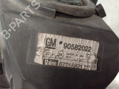 Right headlight OPEL ZAFIRA A MPV (T98) 2.0 DI 16V (F75) | BP7863910C29 
