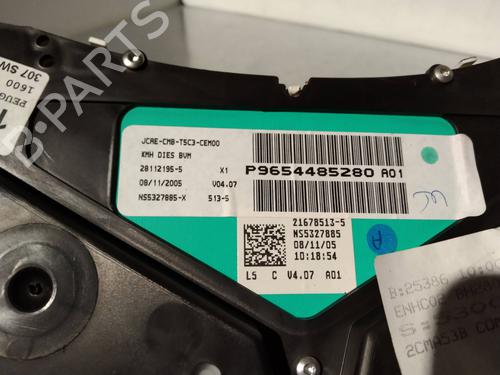 Instrument cluster PEUGEOT 307 Break (3E) 1.6 HDi 110 | BP2283443C47 