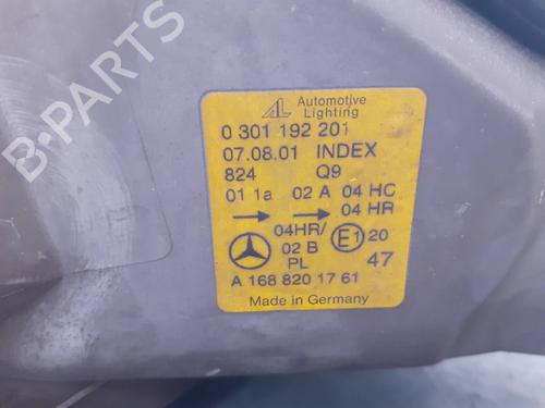 Left headlight MERCEDES-BENZ A-CLASS (W168) A 190 (168.032, 168.132) | BP7580297C28 