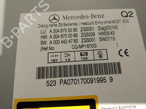 Radio MERCEDES-BENZ C-CLASS (W204) C 220 CDI (204.008) | BP21100404E6 
