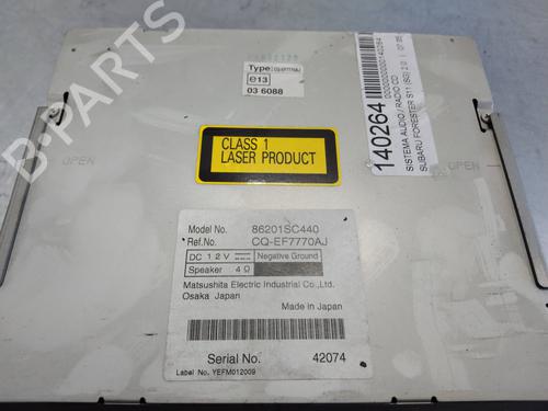 Radio SUBARU FORESTER (SG_) 2.0 AWD (SG5) | BP2257507E6 