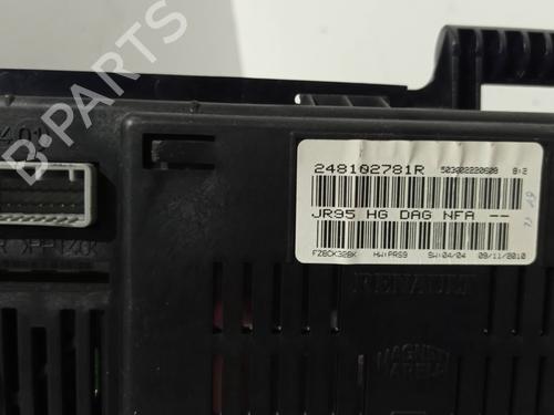 Instrument cluster RENAULT SCÉNIC III (JZ0/1_) 1.2 TCe | BP21665882C47