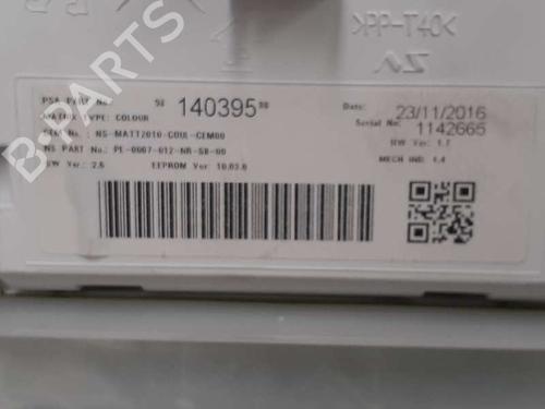 Instrument cluster PEUGEOT 2008 I (CU_) 1.2 THP 110 / PureTech 110 | BP5026410C47