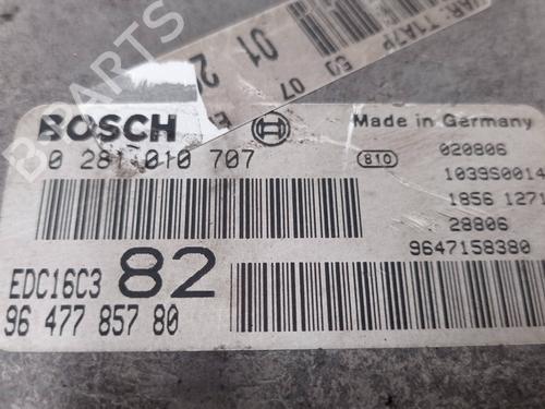 Engine control unit (ECU) PEUGEOT 206 Hatchback (2A/C) 1.4 HDi eco 70 | BP9906562M57 