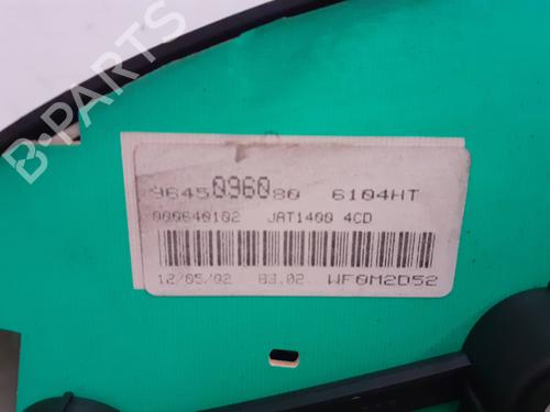 Instrument cluster PEUGEOT 206 Hatchback (2A/C) 1.4 HDi eco 70 | BP6923188C47 