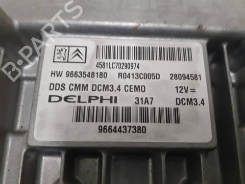 Engine control unit (ECU) PEUGEOT 307 CC (3B) 2.0 HDi 135 | BP7290144M57 