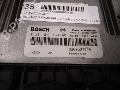 Engine control unit (ECU) RENAULT MEGANE II (BM0/1_, CM0/1_) 1.9 dCi | BP6470589M57 