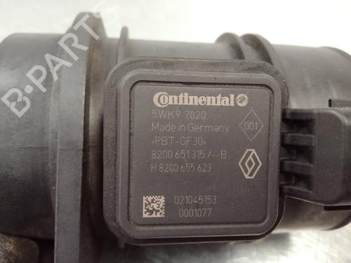 Mass air flow sensor RENAULT KANGOO / GRAND KANGOO II (KW0/1_) 1.5 dCi 90 (KW05, KW08, KW0G, KW11) | BP2585384M95 