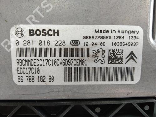 Engine control unit (ECU) CITROËN BERLINGO MULTISPACE (B9) 1.6 HDi 75 / BlueHDi 75 | BP3686090M57 