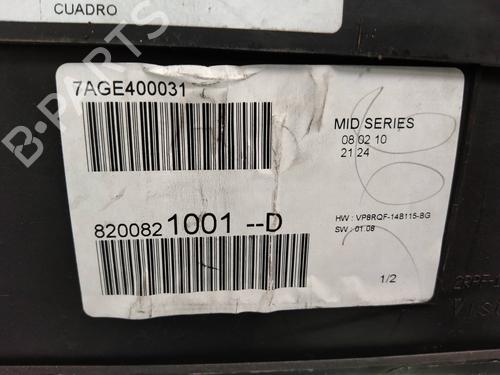 Instrument cluster RENAULT CLIO III (BR0/1, CR0/1) 1.5 dCi (BR17, CR17) | BP2259875C47 