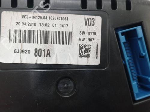 Instrument cluster SEAT IBIZA IV (6J5, 6P1)  | BP11851873C47 