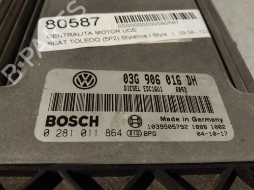 Engine control unit (ECU) SEAT TOLEDO III (5P2)  | BP2253470M57 