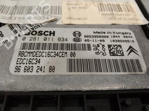 Engine control unit (ECU) PEUGEOT 307 (3A/C)  | BP2286127M57 