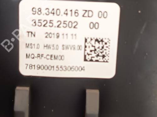 Climate control PEUGEOT PARTNER Box Body/MPV (K9)  | BP28412858I5 