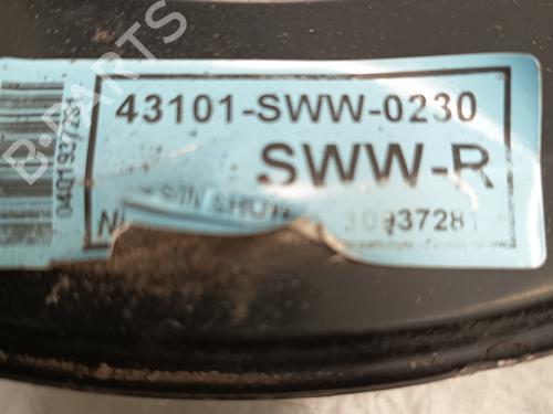 Right rear steering knuckle HONDA CR-V III (RE_)  | BP29537118M28 