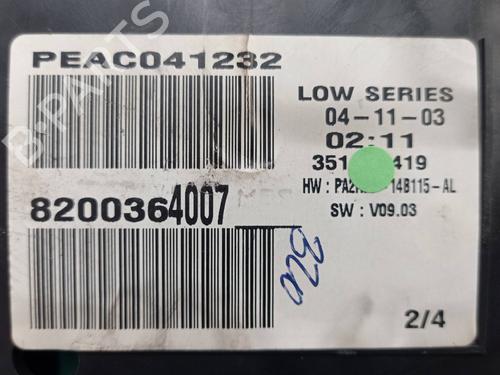 Instrument cluster RENAULT MEGANE I Classic (LA0/1_) 1.9 D (LA0A, LA0U, LA0R) | BP26276176C47 