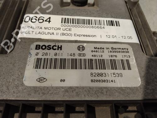 Engine control unit (ECU) RENAULT LAGUNA II (BG0/1_) 1.9 dCI (BG0E) | BP2247908M57 