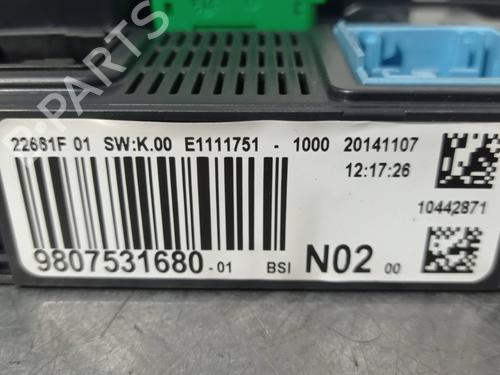 Fuse box PEUGEOT 208 I (CA_, CC_) 1.6 HDi | BP32273597E1