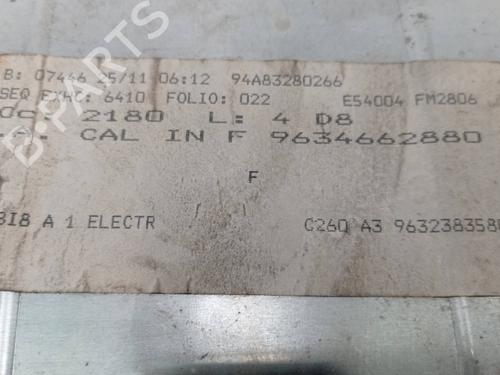 Engine control unit (ECU) PEUGEOT 406 (8B) 2.0 HDI 110 | BP9537931M57 