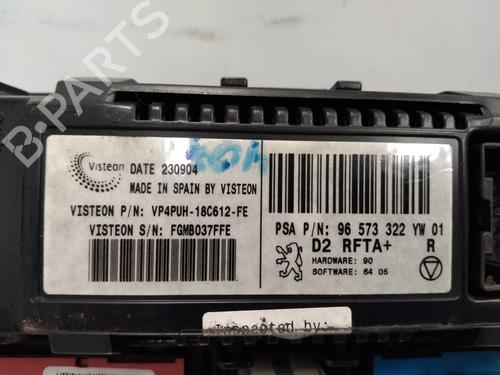 Climate control PEUGEOT 407 (6D_) 2.0 (6DRFNB, 6DRFNE) | BP2258775I5 