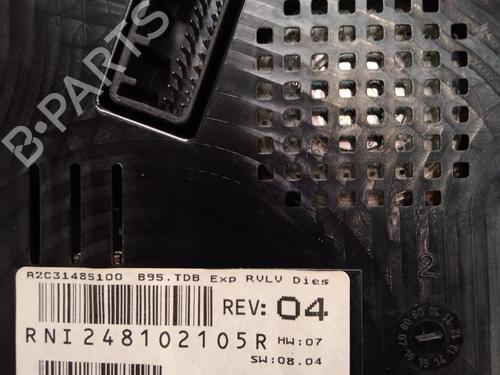 Instrument cluster RENAULT MEGANE III Grandtour (KZ0/1)  | BP27343414C47 