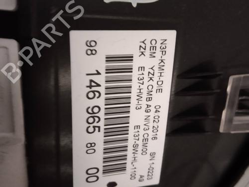 Instrument cluster PEUGEOT 2008 I (CU_)  | BP17671536C47 