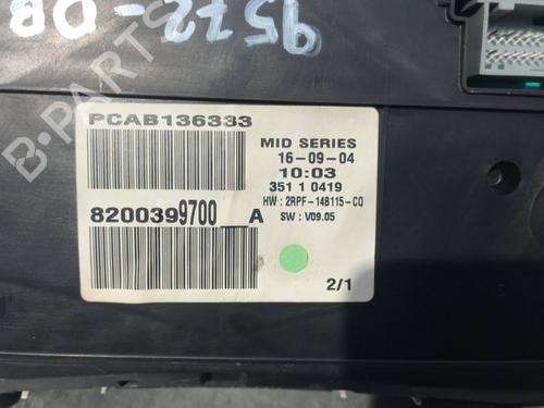 Kombiinstrument RENAULT MEGANE II Saloon (LM0/1_) 1.9 dCi (LM0G, LM1G, LM2C) | BP29937818C47 